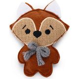 Beeztees Kedi Oyuncağı, Tilki, Kediotlu, Kırmızı, 11X9cm