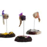 Beeztees Kedi Oyuncağı, Yaylanabilir Tüylü Fare 8Cm, Çeşitli Renklerde, 14,5X14,5X28cm