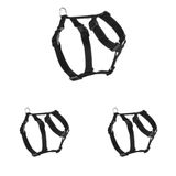 Beeztees Köpek Araç İçi Göğüs Tasması, Siyah, 30-45cm Göğüs Çapı, 15mm (3 paketi)