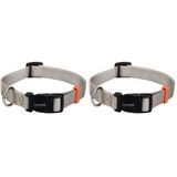Beeztees Köpek Boyun Tasması, Açık Gri, 20-30cm (2 paketi)