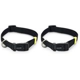 Beeztees Köpek Boyun Tasması, Siyah, 35-50cm, 20mm (2 paketi)