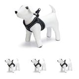 Beeztees Köpek Göğüs Tasması, Neopren, Siyah, XS, 30-35cm (4 paketi)
