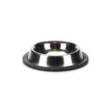 Beeztees Köpek Mama Su Kabı, Paslanmaz Çelik, Kaymaz, 13Cm, 200Ml