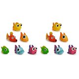 Beeztees Köpek Oyuncağı Balıklar, Lateks, 10,5-13,5cm (2 paketi)