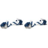 Beeztees Köpek Oyuncağı, Çift Düğümlü Diş İpi, 35,5x7x7cm, 300gr (2 paketi)