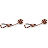 Beeztees Köpek Oyuncağı, Diş İpinden Top ve Tutamacı, 40x7x7cm, 120gr (2 paketi)