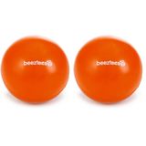 Beeztees Köpek Oyuncağı, Dolu Top, Kauçuk, Turuncu, 7,5cm (2 paketi)