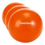 Beeztees Köpek Oyuncağı, Dolu Top, Kauçuk, Turuncu, 9cm (3 paketi)