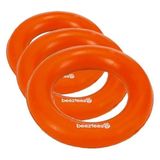 Beeztees Köpek Oyuncağı, İçi Dolu Halka, Kauçuk, Turuncu, 9cm (3 paketi)