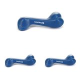 Beeztees Köpek Oyuncağı, İçi Dolu Kemik, Kauçuk, Mavi, 14cm (3 paketi)