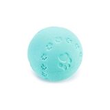 Beeztees Köpek Oyuncağı, Sesli, Top, Kauçuk, Turkuaz, 7,5cm - 001-Beyaz