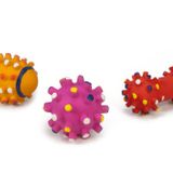 Beeztees Köpek Oyuncağı, Sesli, Top Ve Dambıl, Lateks, Çeşitli Renklerde, 10,5Cm