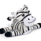 Beeztees Köpek Oyuncağı, Sesli, Zebra, Peluş, Siyah/Beyaz, 25X17x10cm