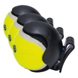 Beeztees Köpek Oyuncağı, Tenis Topu ve Tutma Aparatı, Mavi/Sarı, 6,3cm (3 paketi)