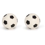 Beeztees Köpek Oyuncağı, Top, Lateks, Sarı/Siyah, L, 10,5cm (2 paketi)