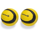 Beeztees Köpek Oyuncağı, Yüzen, Tenis Topu, Kauçuk, Siyah/Sarı, 6,3cm (2 paketi)