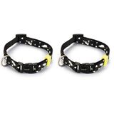 Beeztees Köpek Tasması, Siyah, 20-30cm, 10mm (2 paketi)