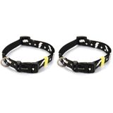 Beeztees Köpek Tasması, Siyah, 35-50cm, 20mm (2 paketi)