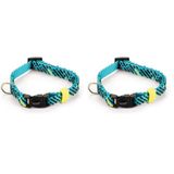 Beeztees Köpek Tasması, Turkuaz, 20-30cm, 10mm (2 paketi)