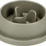 Beeztees Köpek Yavaş Besleme Mama Kabı, Bambu, Kahve, 31,5Cm, 2L