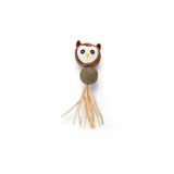 Beeztees Peluş Baykuş ve Kediotu Topu 16 cm Kedi Oyuncağı
