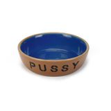Beeztees Seramik 13.5 cm Kahverengi Kedi Mama ve Su Kabı