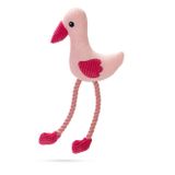 Beeztees Sesli Flamingo 39.5x19.5x6 cm Pembe Peluş Köpek Oyuncağı