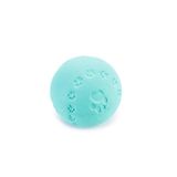 Beeztees Sesli Top Kauçuk 7.5 cm Turkuaz Köpek Oyuncağı