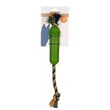 Beeztees Sumo Dental Yeşil 20 cm Sosis Şeklinde İpli Köpek Oyuncağı