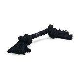 BeezteesPamuk İplerden Çift Düğümlü Diş İpi Siyah 50x9x7.5 cm 319 gr Köpek Oyuncağı