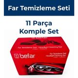 Befar Far Temizleme Seti – Far Yenileme & Parlatma Seti – Matkap Uyumlu Komple Far Bakım Kiti