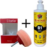 Befar Far Temizleme Süngeri ve 250 ml Çizik Giderici Pasta