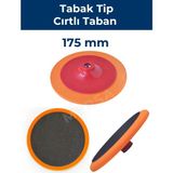 Befar Tabak Krater Tip Keçe Polisaj Tabanı 175MM ( Cırtlı Taban 150MM ) - 175 mm