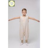 Begi Müslin Geniş Askılı Çocuk Uyku Tulumu %100 Pamuk Kumaş 0.5 Tog - Kahverengi - 3 - 4 Yaş