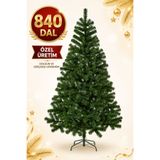 Begin Power 210 Cm Lüks Yılbaşı Ağacı 840 Sık Dallı 1. Sınıf Noel Ağacı Yılbaşı Çam Ağacı