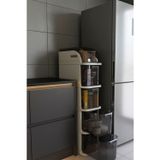 Begin Power 5 Katlı Mutfak Dolabı Kiler Düzenleyici Şeffaf Kapaklı Portatif Organizer Dolap