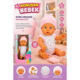 Begin Power Konuşan Bebek 32 cm Oyuncak Bebek Sesli Bebek Kız Çocuk Oyuncağı Uyku Arkadaşı