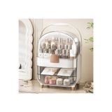 Begin Power Makyaj Kozmetik Organizeri Şeffaf Kapak 2 Çekmeceli Kozmetik Düzenleyici Organizer