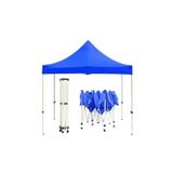 Begin Power Otomatik Gazebo Çardak 240 X 240 Cm Tente Teras Bahçe Kamelyası Gölgelik Mavi
