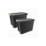 Begin Power Saklama Kutusu 60 Lt X 2 Adet, Gri, 580x380x405 mm
