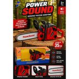 Begin Power Sesli Oyuncak Testere 35 cm Gerçekçi Zincirli Motorlu Testere 3+ Yaş Pilli Oyuncak