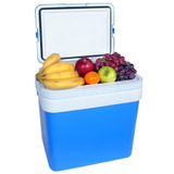 Begin Power SF26 Taşıma Çantası Buzluk, 26 Litre, Kamp Piknik, Mavi Beyaz