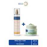 BEGISUN 2 li Set |Pirinç Özlü Aydınlatıcı Tonik 200 ml + Beyaz Kil Nemlendirici Yüz Maskesi 100 ml Cilt Bakım Seti