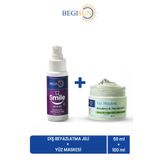 BEGISUN Diş Beyazlatma Jeli 50 ml + Arındırıcı & Nemlendirici Yüz Maskesi 100 ml Bakım Seti