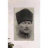 Begoloni Stone Decor Doğal Taş Atatürk Tablosu, - Duvar Dekoru 30x50cm