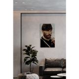 Begoloni Stone Decor Doğal Taş Atatürk Tablosu - Kurmay Binbaşı Mustafa Kemal Trablusgarp - Duvar Dekoru 30x50cm