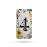 Begoloni Stone Decor Doğal Taş Kapı Numarası, Uv Baskılı Kapı Numarası 7,5x15cm No:4 Desen4