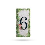 Begoloni Stone Decor Doğal Taş Kapı Numarası, Uv Baskılı Kapı Numarası 7,5x15cm No:6 Desen5