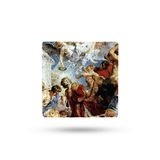 Begoloni Stone Decor Doğal Taş Nihale 15x15cm Mitolojik Baskılı Çaydanlık Altlığı-tencere Tava Altlığı