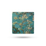 Begoloni Stone Decor Doğal Taş Nihale 15x15cm Van Gogh Eserleri Baskılı Çaydanlık Altlığı-tencere Tava Altlığı